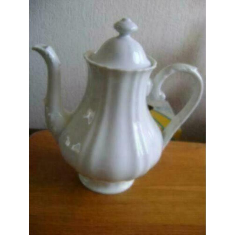 K+A krautheim selb bavaria koffiepot wit hoogte 25 cm