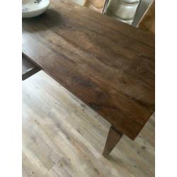 Koloniale tafel afm. 1.80 x0.90 mtr