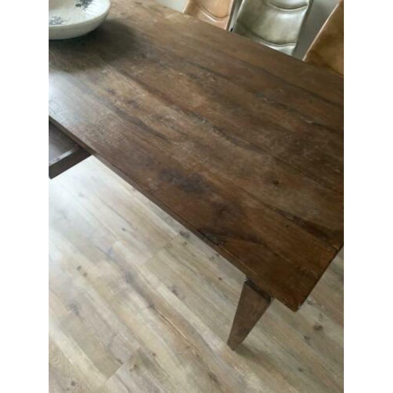 Koloniale tafel afm. 1.80 x0.90 mtr
