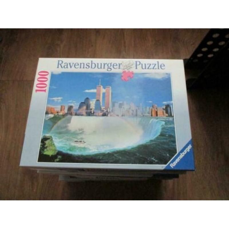 5 Ravensburger legpuzzels 1000 stukjes