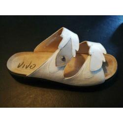 Dames sandaal wit Vivo by solid, maat 6 (39)