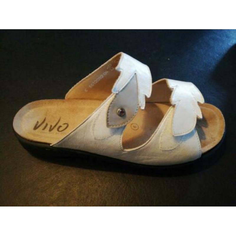 Dames sandaal wit Vivo by solid, maat 6 (39)