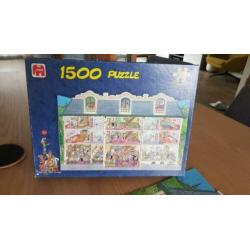 Puzzel Jan van Haasteren, 1500 stukjes, contourpuzzel, hotel