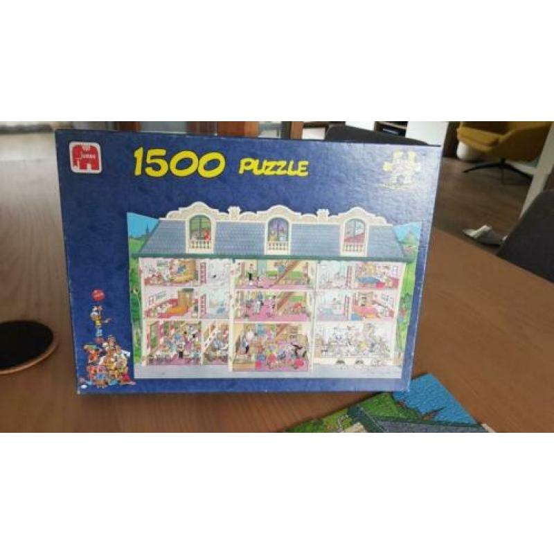 Puzzel Jan van Haasteren, 1500 stukjes, contourpuzzel, hotel