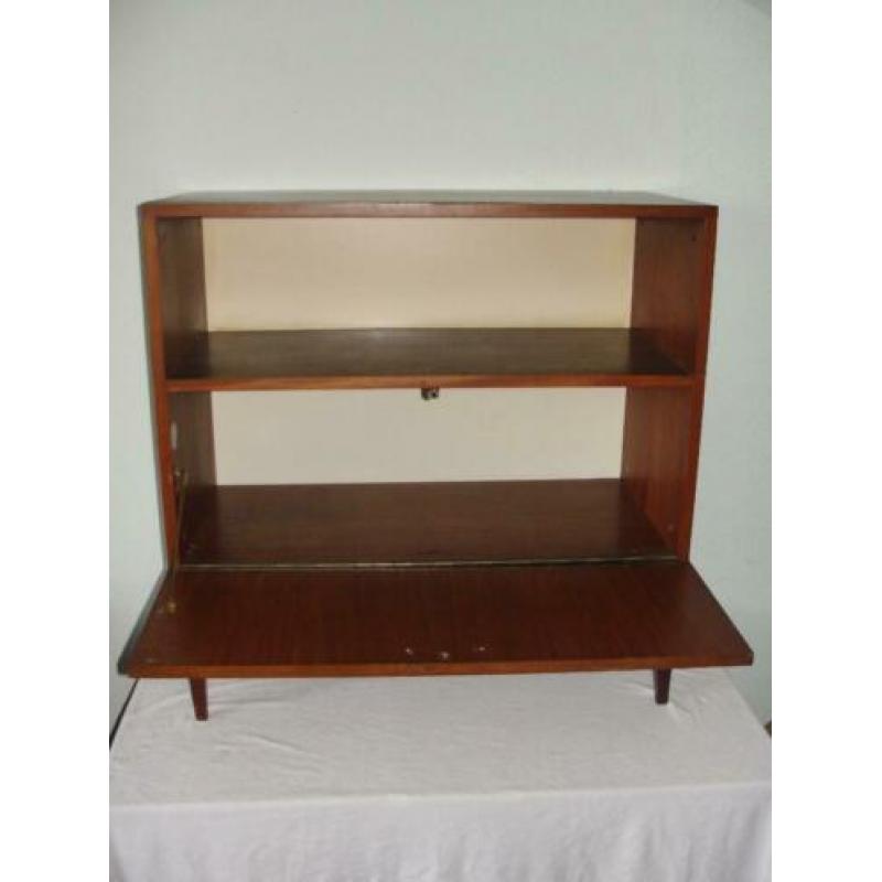 Vintage teak houten kast van Wensing Holland, tv kast, tv me