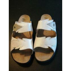 Dames sandaal wit Vivo by solid, maat 6 (39)
