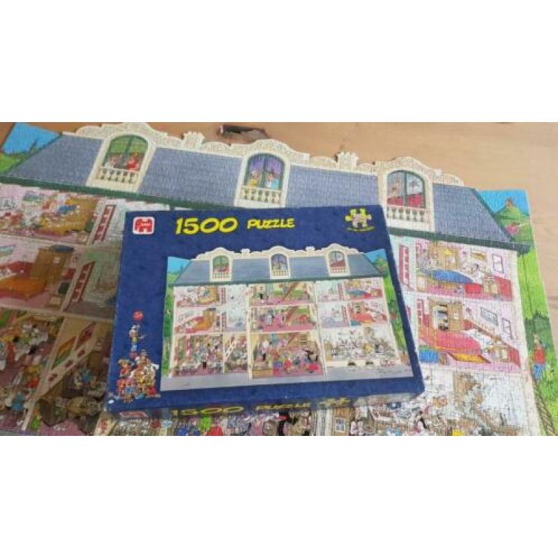 Puzzel Jan van Haasteren, 1500 stukjes, contourpuzzel, hotel