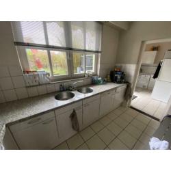 Keuken hoek opstelling met granietsteen blad
