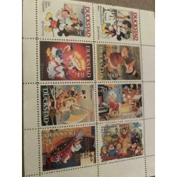 Postzegelvellen Duckstad 3x vintage