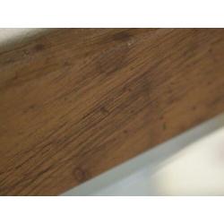 spiegel rechthoekig hout look design geslepen glas