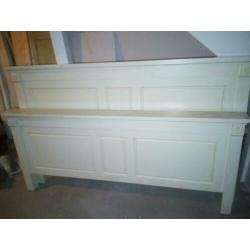 Tweepersoonsbed hout