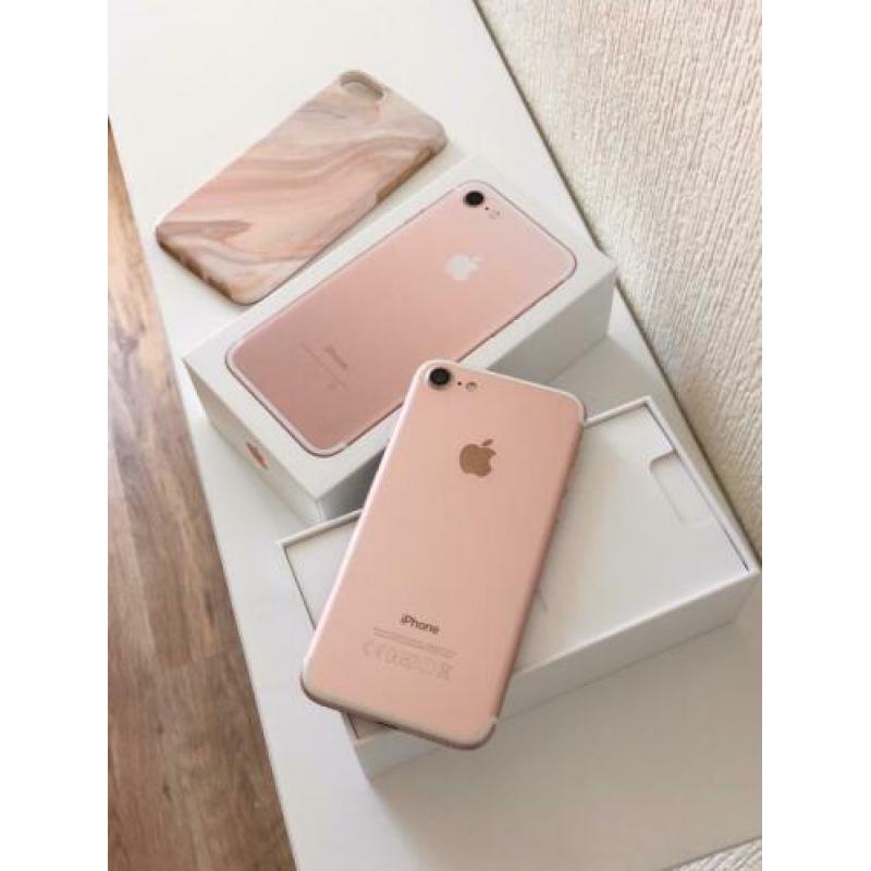 iPhone 7 32GB Rosé, compleet en als nieuw!