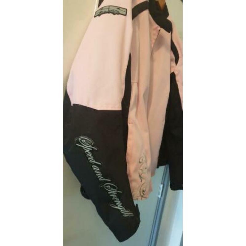 Roze motorjas Speed and Strength xxl
