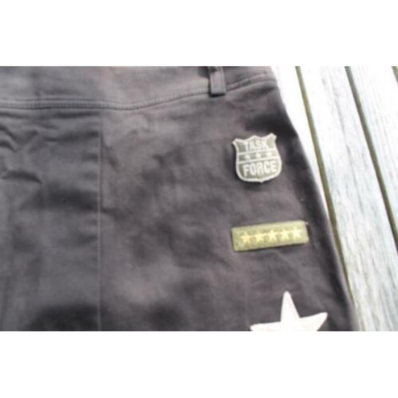 Zwarte Zara Basic rok maat 36