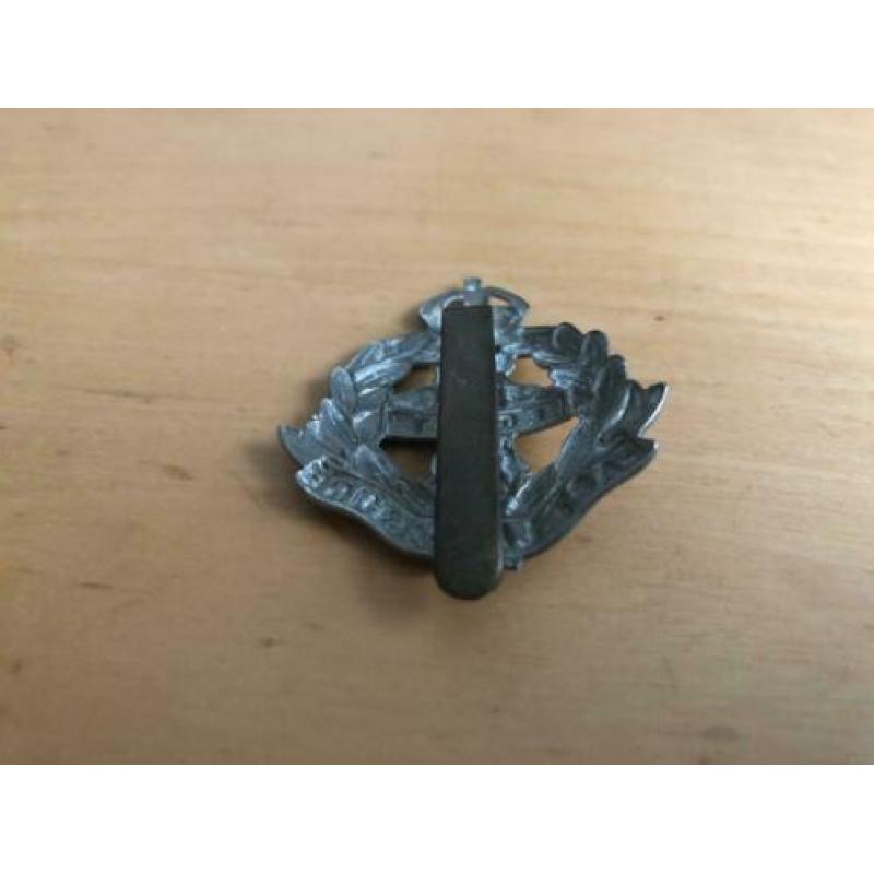 WW2 Engelse capbadge, metaal, East Lancashire Regiment