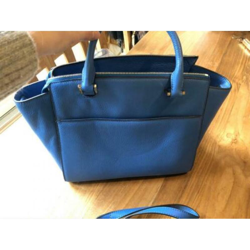 Originele Michael Kors tas blauw