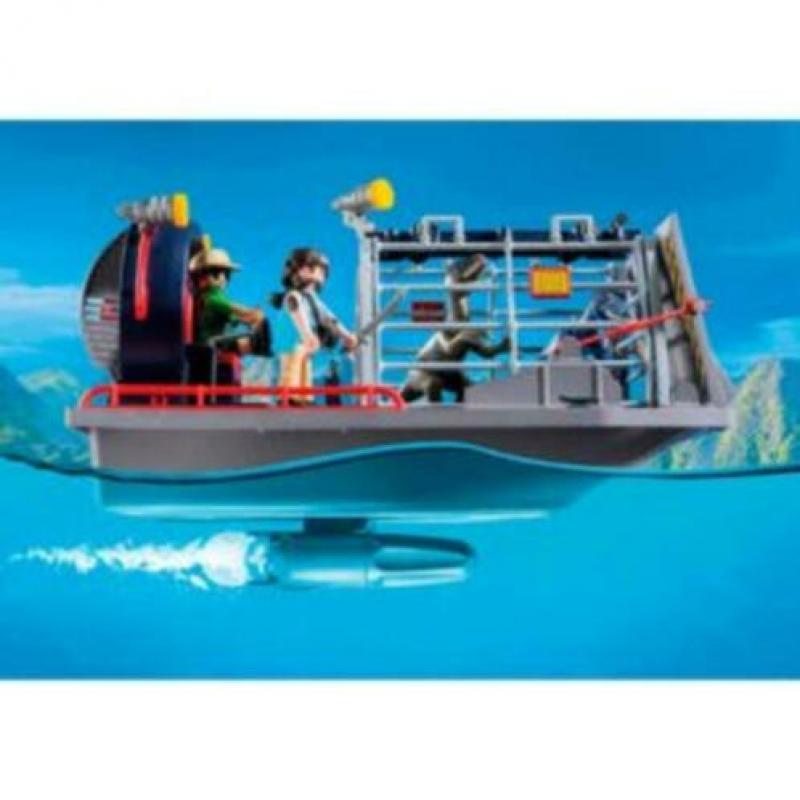 Nieuw Playmobil Dinos Luchtkussenboot met Dinokooi 9433