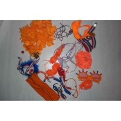 Diverse oranje spullen/artikelen