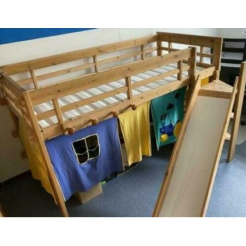 Uitvalbeveiliging voor Life Time bed (blank gelakt classic)