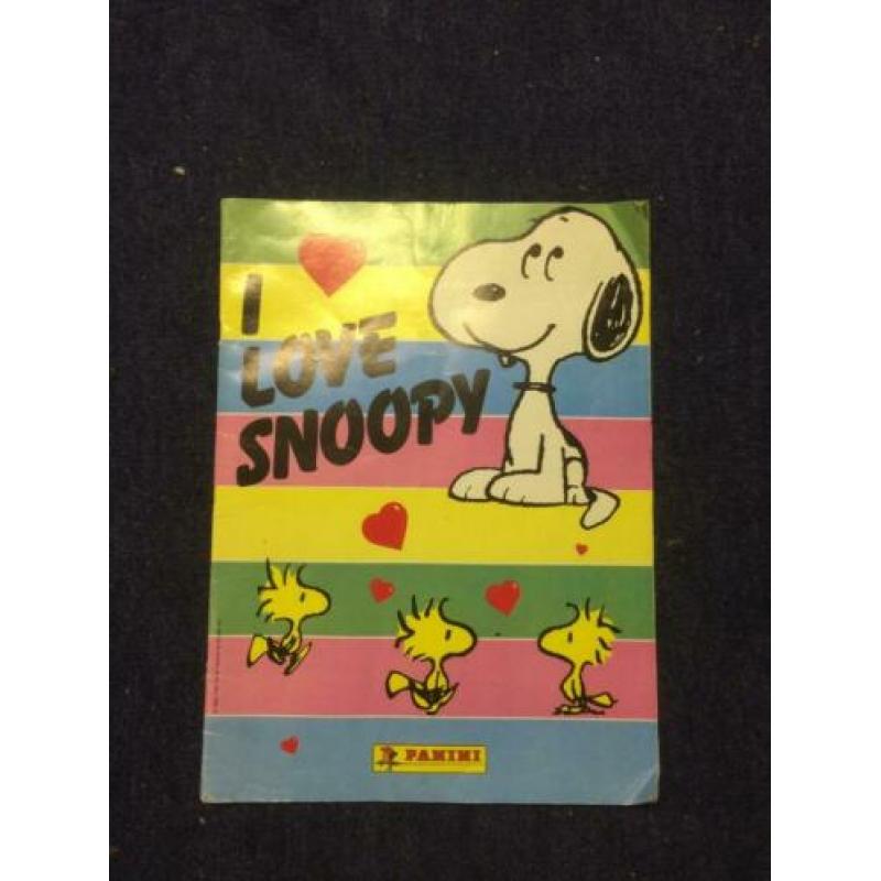 Snoopy stickerboek retro schulz