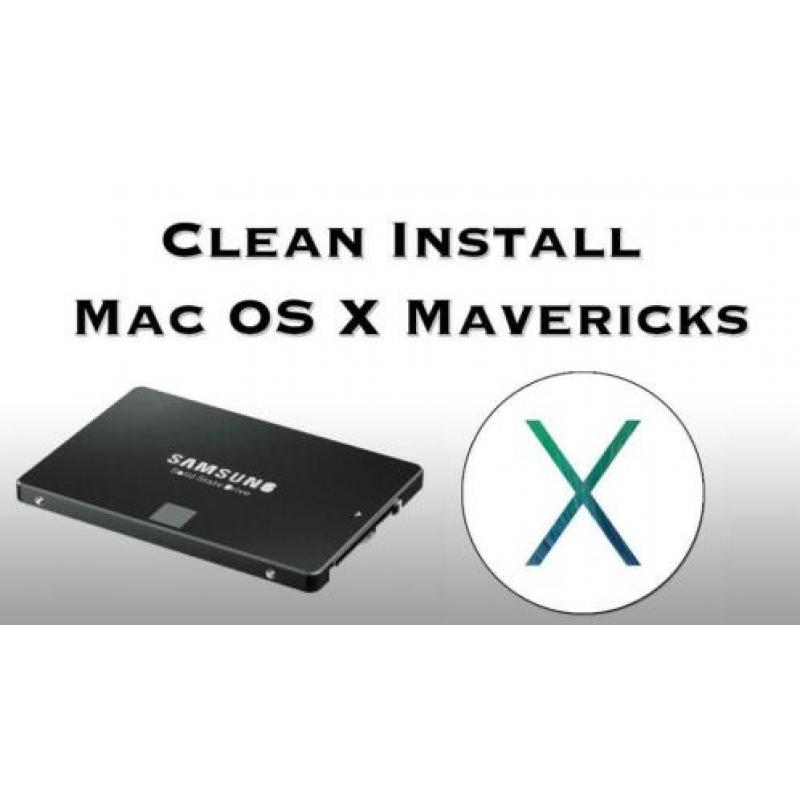 Mac OS X Mavericks 10.9.5 VoorGeïnstalleerd op SSD van 250GB