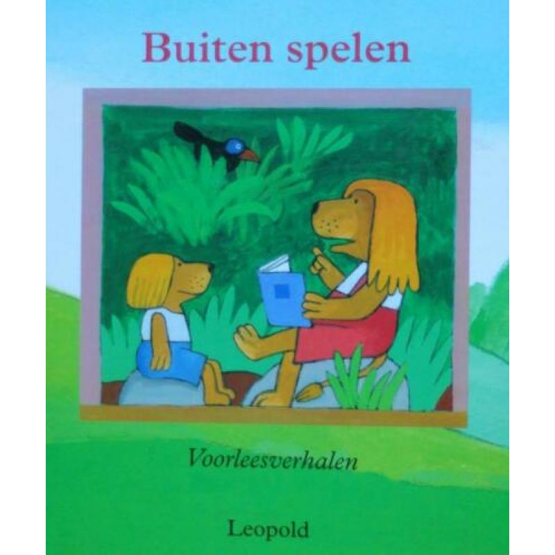 Groot boek Voorleesverhalen Buiten spelen zie foto`s 1798