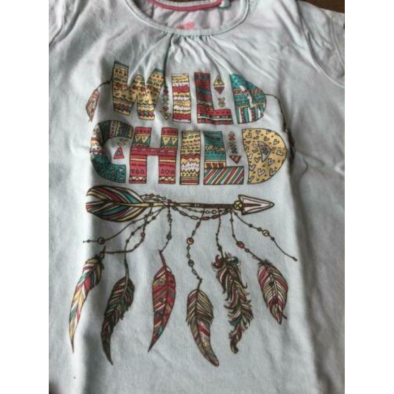 Meisjeskleding 3x shirt 2x legging tshirt top broekje 86 92