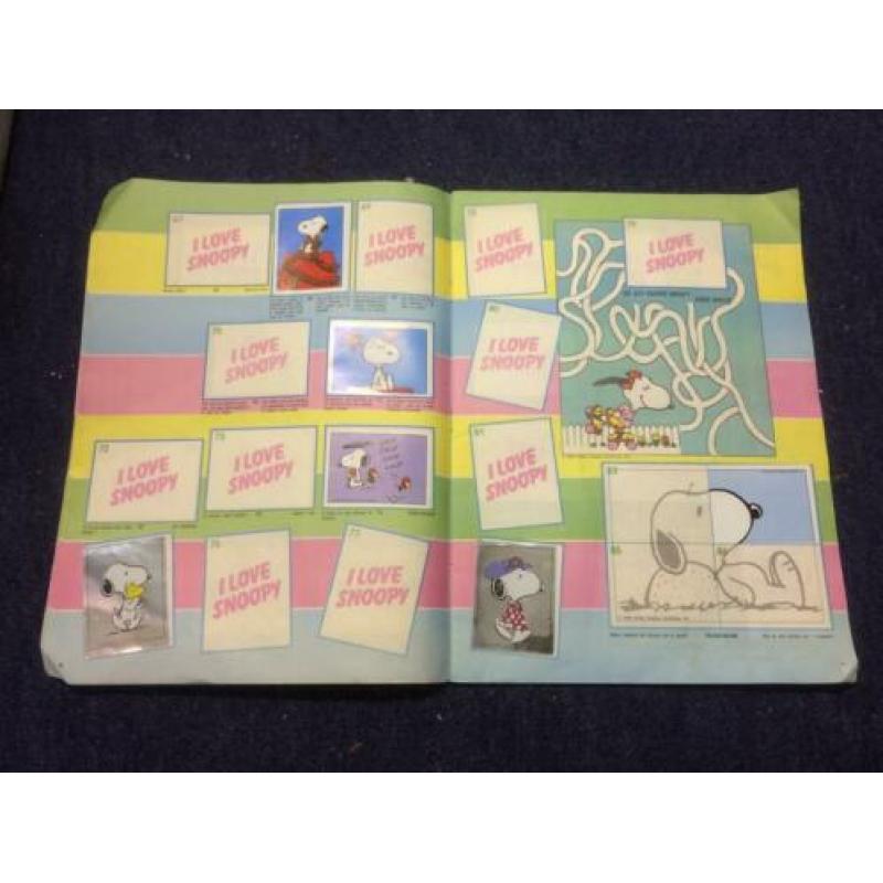 Snoopy stickerboek retro schulz