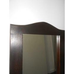 massief houten spiegel