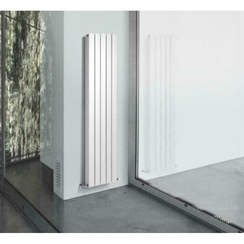 Thermrad AluStyle 183 cm hoog wit structuur lak,alle breedte
