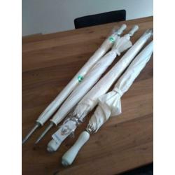 Nieuw! Prachtige grote paraplu (Poirier) bruiloft (4stuks)