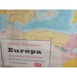 mooie grote schoolkaart van Europa