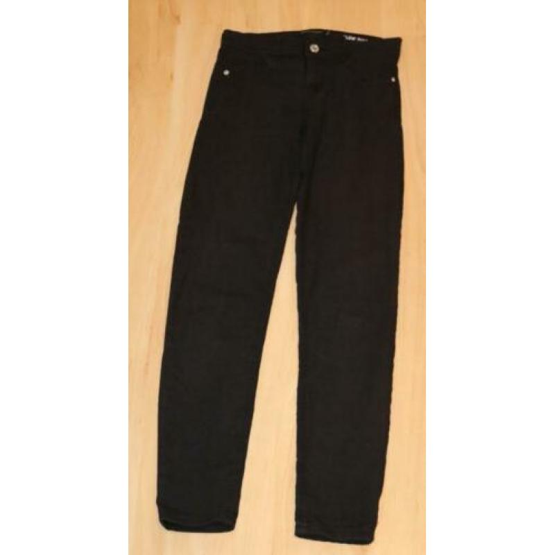 Bershka jumpsuit wit blauw XS