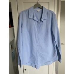 Blouse maat s /36 met witte krijtstreep