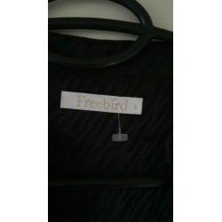 Nieuwe zwarte jurk Freebird mt s