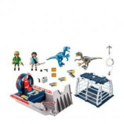 Nieuw Playmobil Dinos Luchtkussenboot met Dinokooi 9433