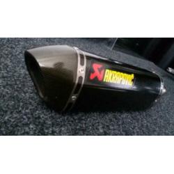 Bijna nieuw akrapovic carbon uitlaat demper ninja 300