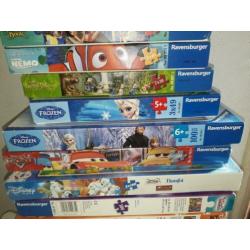Diverse (Ravensburger) kinder puzzels van 12 tot 200 stuks