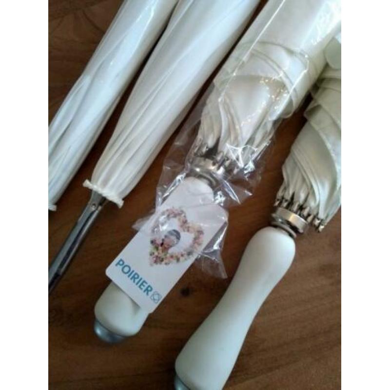 Nieuw! Prachtige grote paraplu (Poirier) bruiloft (4stuks)