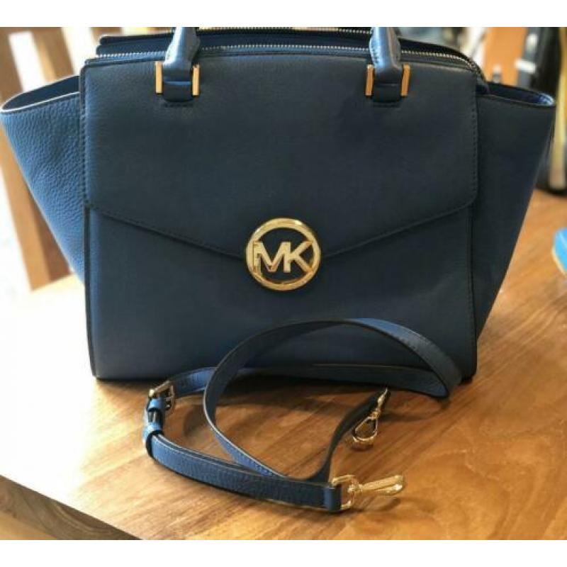 Originele Michael Kors tas blauw