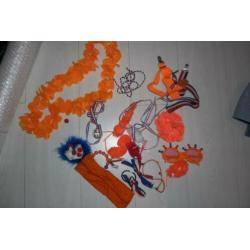 Diverse oranje spullen/artikelen