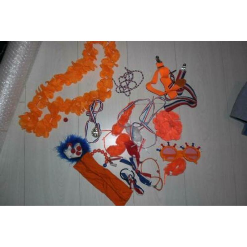 Diverse oranje spullen/artikelen