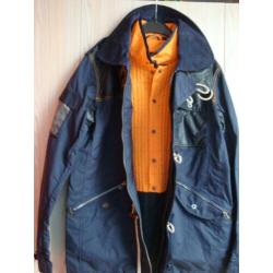 Donker blauwe nieuwe GAASTRA zomer jas. Maat M