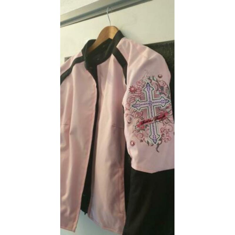 Roze motorjas Speed and Strength xxl