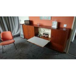 vintage teak highboard dressoir sixsties,seventies retro