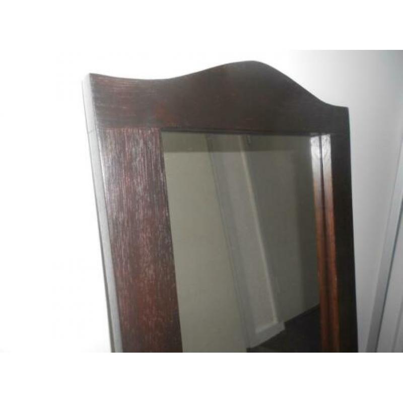 massief houten spiegel
