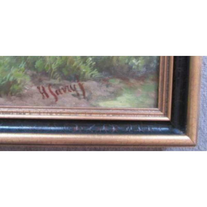 ==Hendrik Savrij 1823-1907==koeien in landschap==