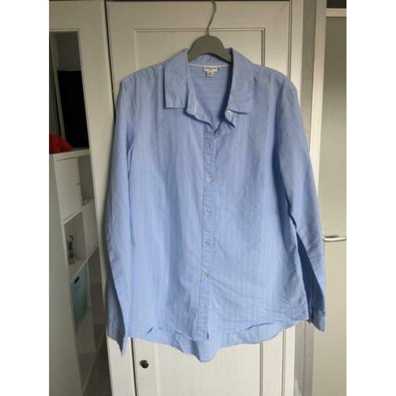 Blouse maat s /36 met witte krijtstreep