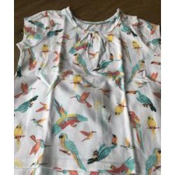 Meisjeskleding 3x shirt 2x legging tshirt top broekje 86 92
