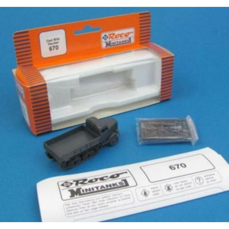 Roco Minitanks Opel Blitz Maultier OVP (670) SHF